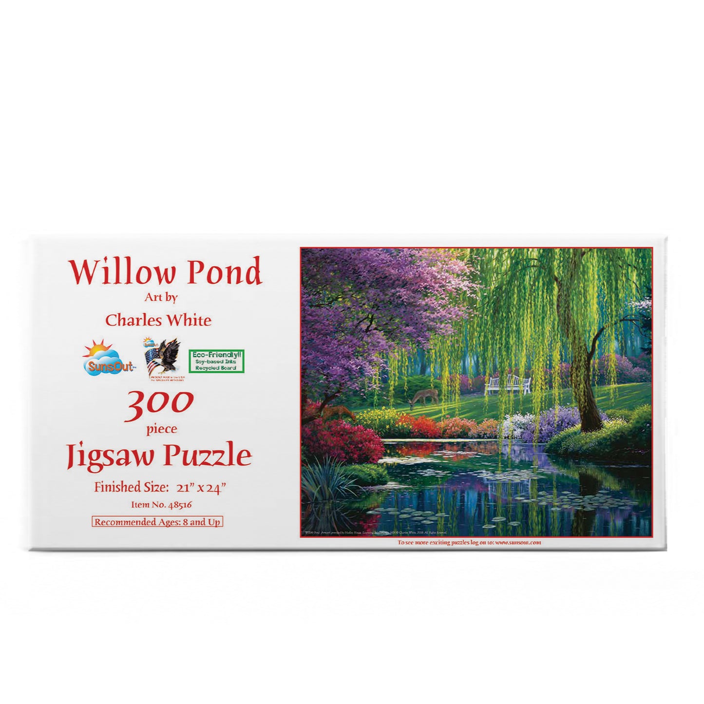 Willow Pond 300 pc  Jigsaw Puzzle 48516