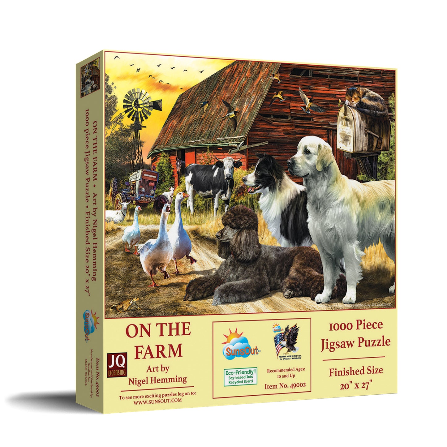 Life on the Farm 1000 pc  Jigsaw Puzzle 49002