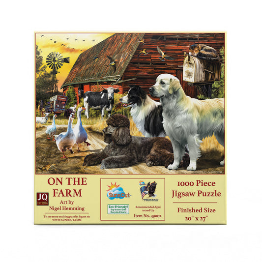 Life on the Farm 1000 pc  Jigsaw Puzzle 49002