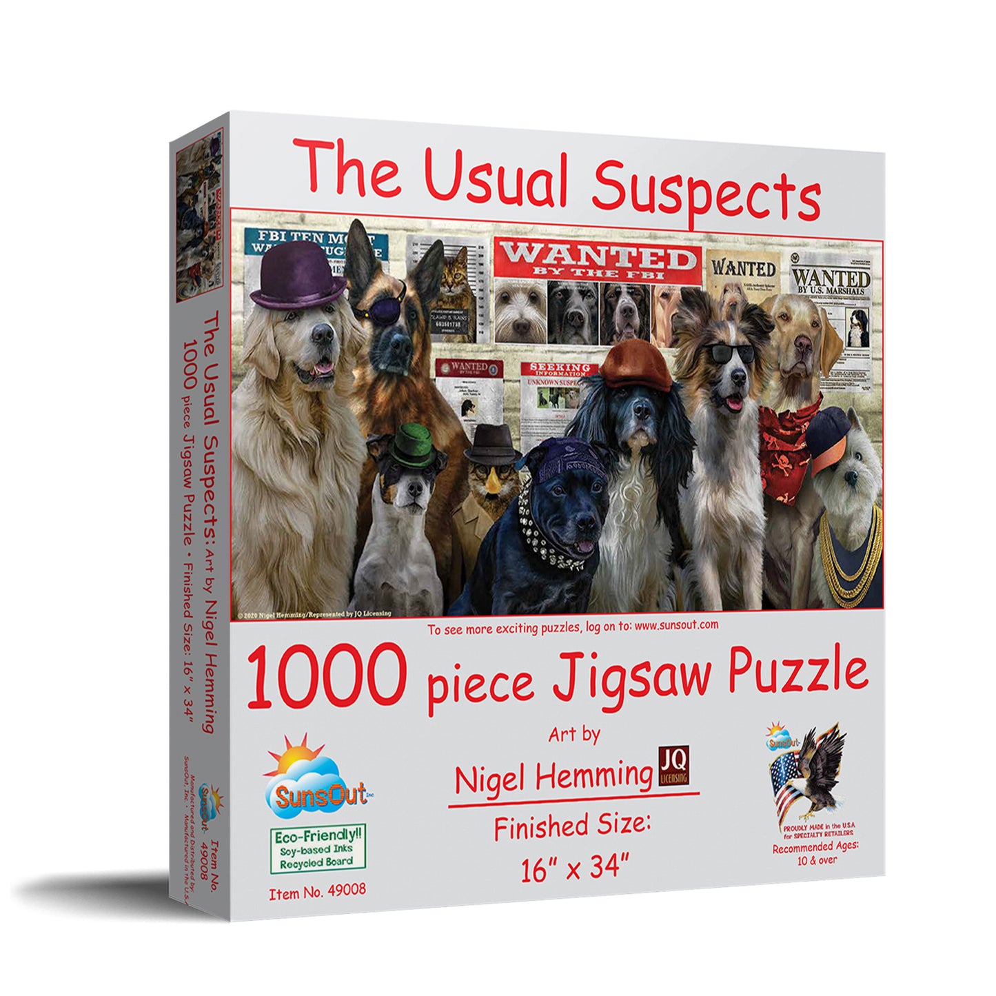 The Usual Suspects 1000 pc  Jigsaw Puzzle 49008
