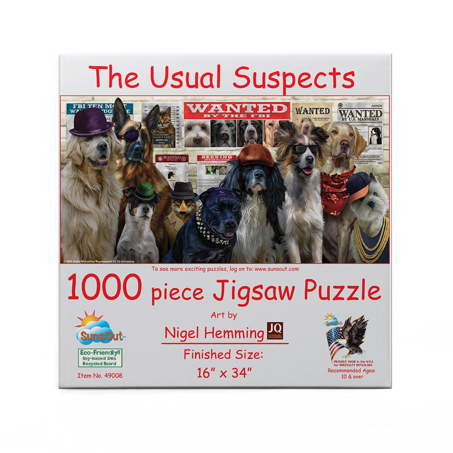 The Usual Suspects 1000 pc  Jigsaw Puzzle 49008