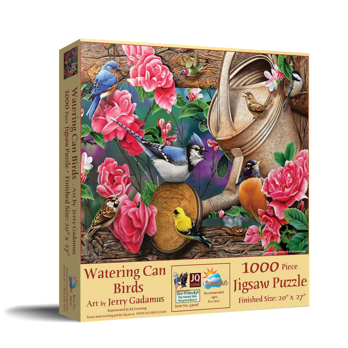 Watering Can Birds 1000 pc  Jigsaw Puzzle 49016