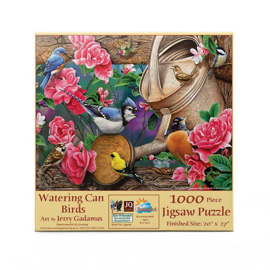 Watering Can Birds 1000 pc  Jigsaw Puzzle 49016