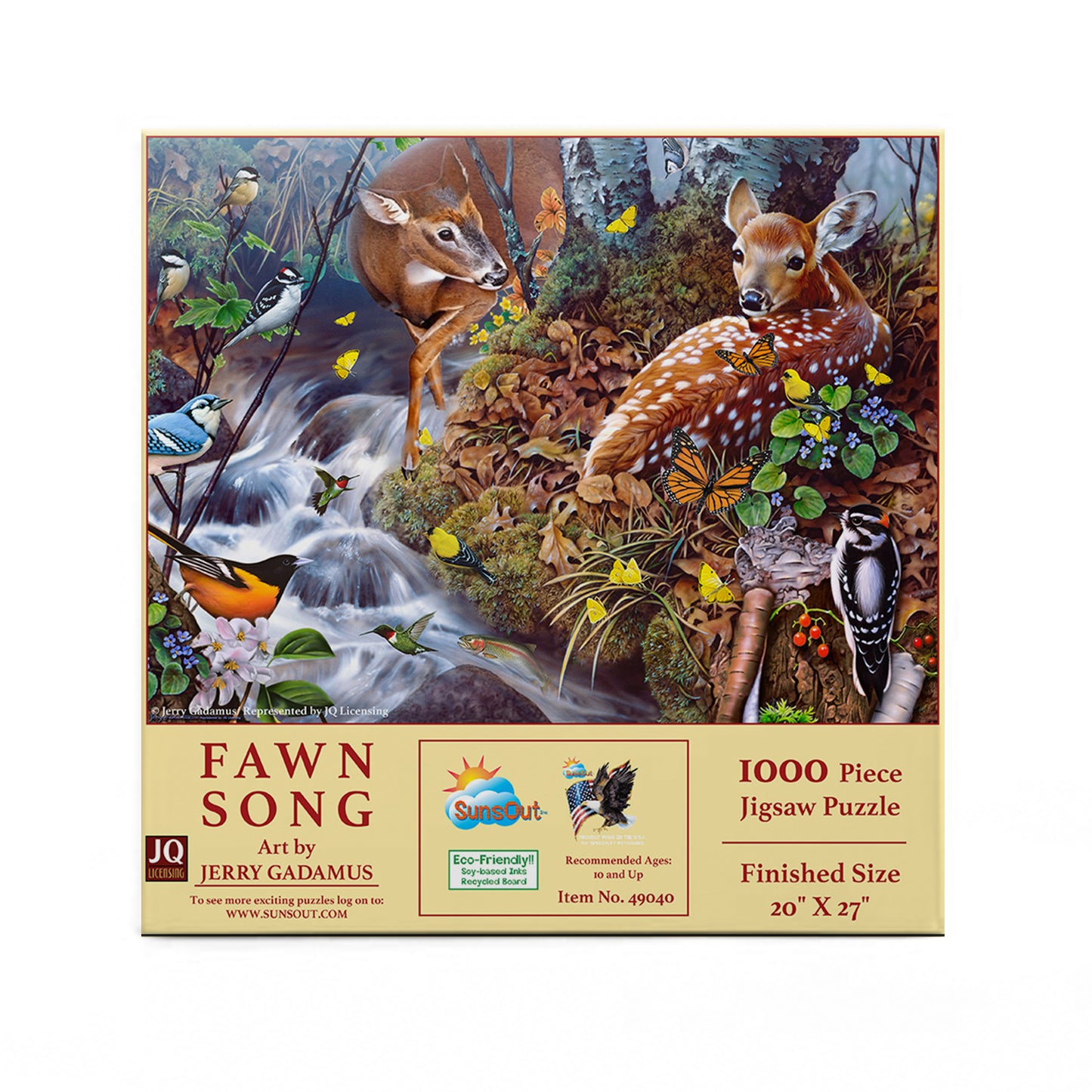 Fawn Song 1000 pc  Jigsaw Puzzle 49040