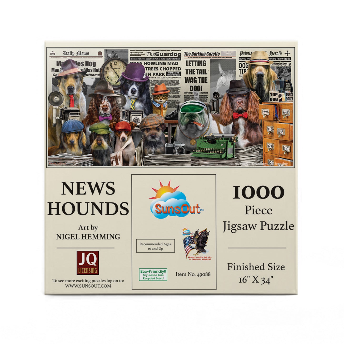 NewsHounds 1000 pc  Jigsaw Puzzle 49088