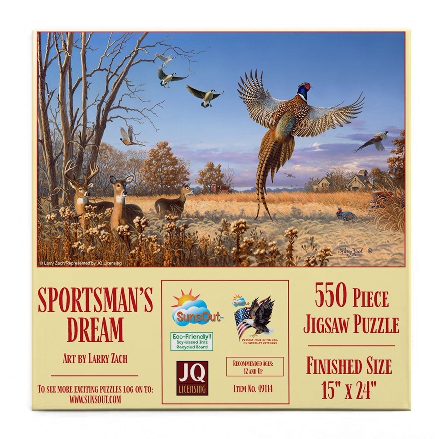 Sportsman's Dream 550 pc  Jigsaw Puzzle 49114