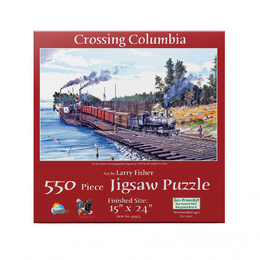 Crossing Columbia 550 pc  Jigsaw Puzzle 49413