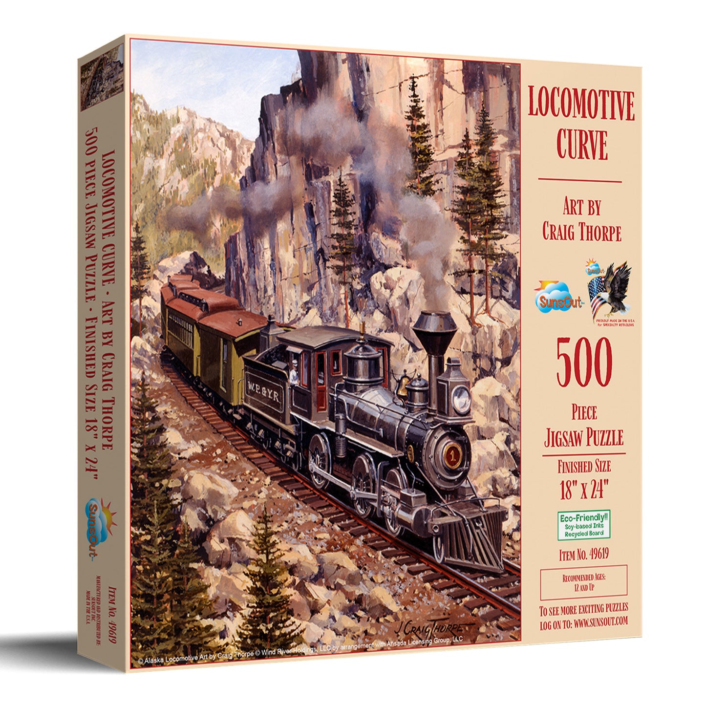 Locomotive Curve 500 pc  Jigsaw Puzzle 49619