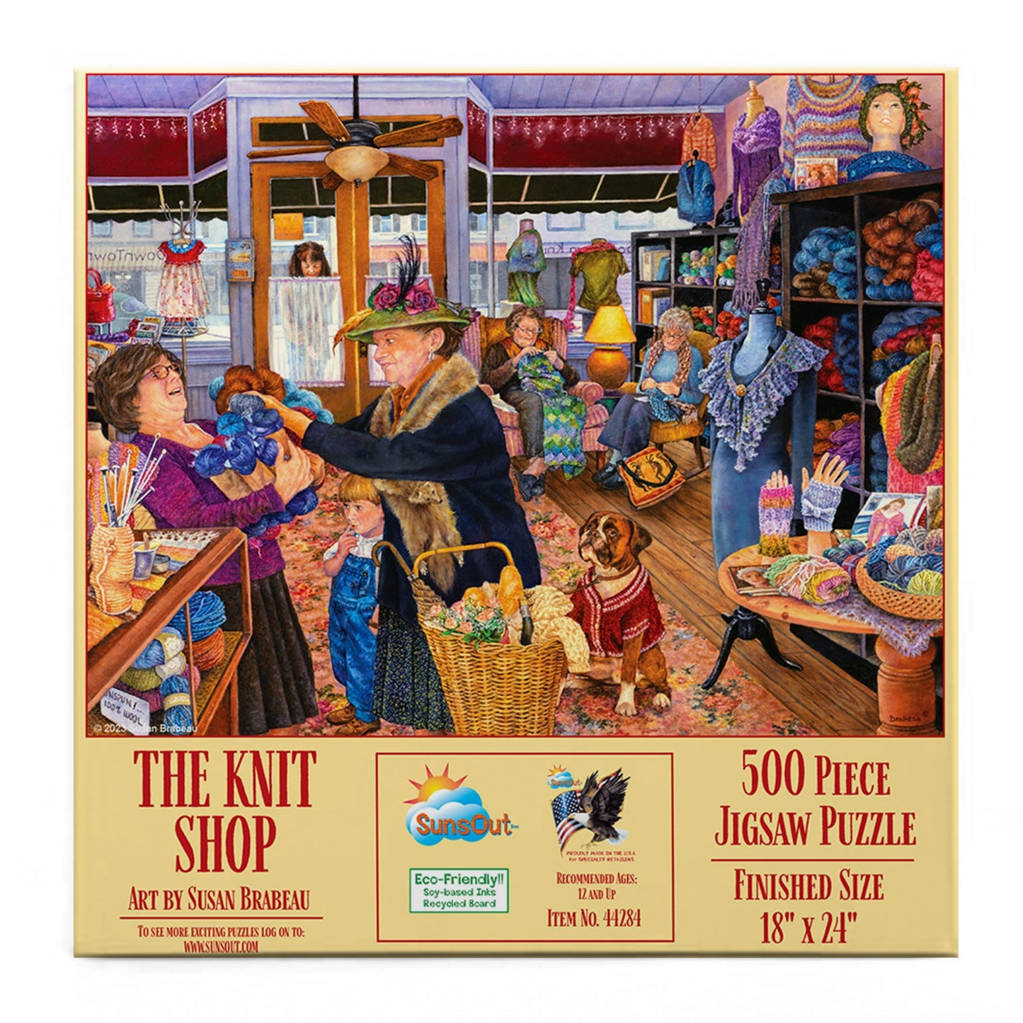 The Knit Shop 500 pc  Jigsaw Puzzle 44284