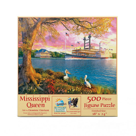 Mississippi Queen 500 pc  Jigsaw Puzzle 50030