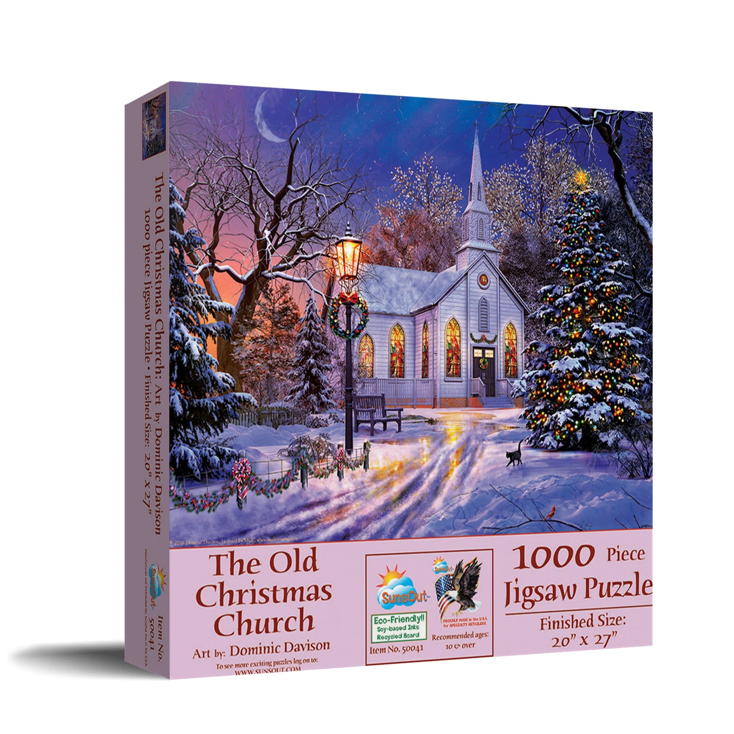 The Old Christmas Church 1000 pc  Jigsaw Puzzle 50041