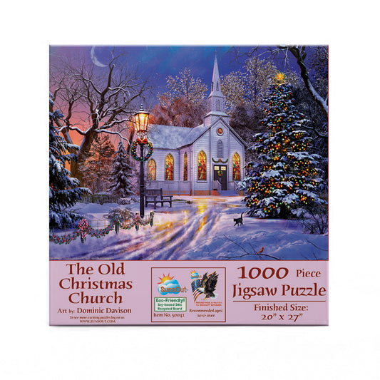 The Old Christmas Church 1000 pc  Jigsaw Puzzle 50041