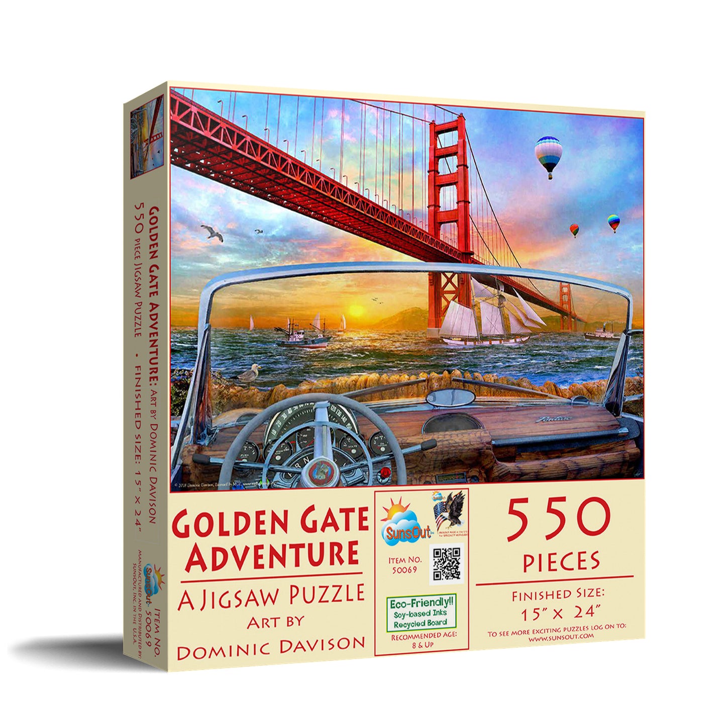 Golden Gate Adventure 550 pc  Jigsaw Puzzle 50069