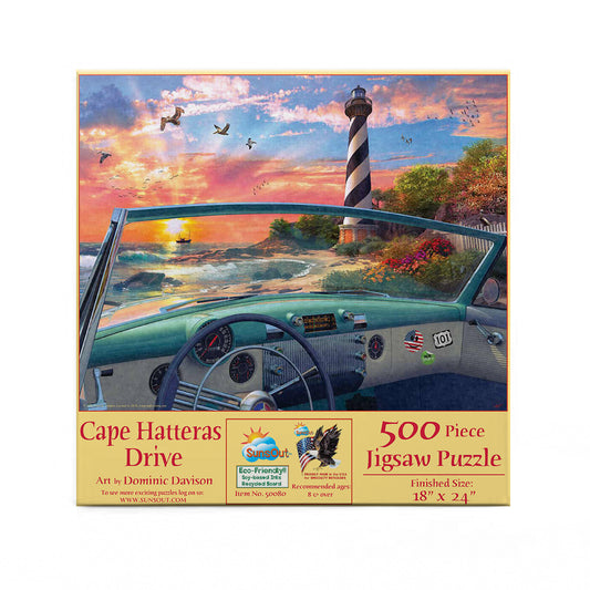 Cape Hatteras Drive 500 pc  Jigsaw Puzzle 50080