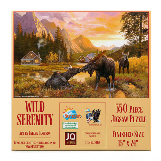 Wild Serenity 550 pc  Jigsaw Puzzle 50158