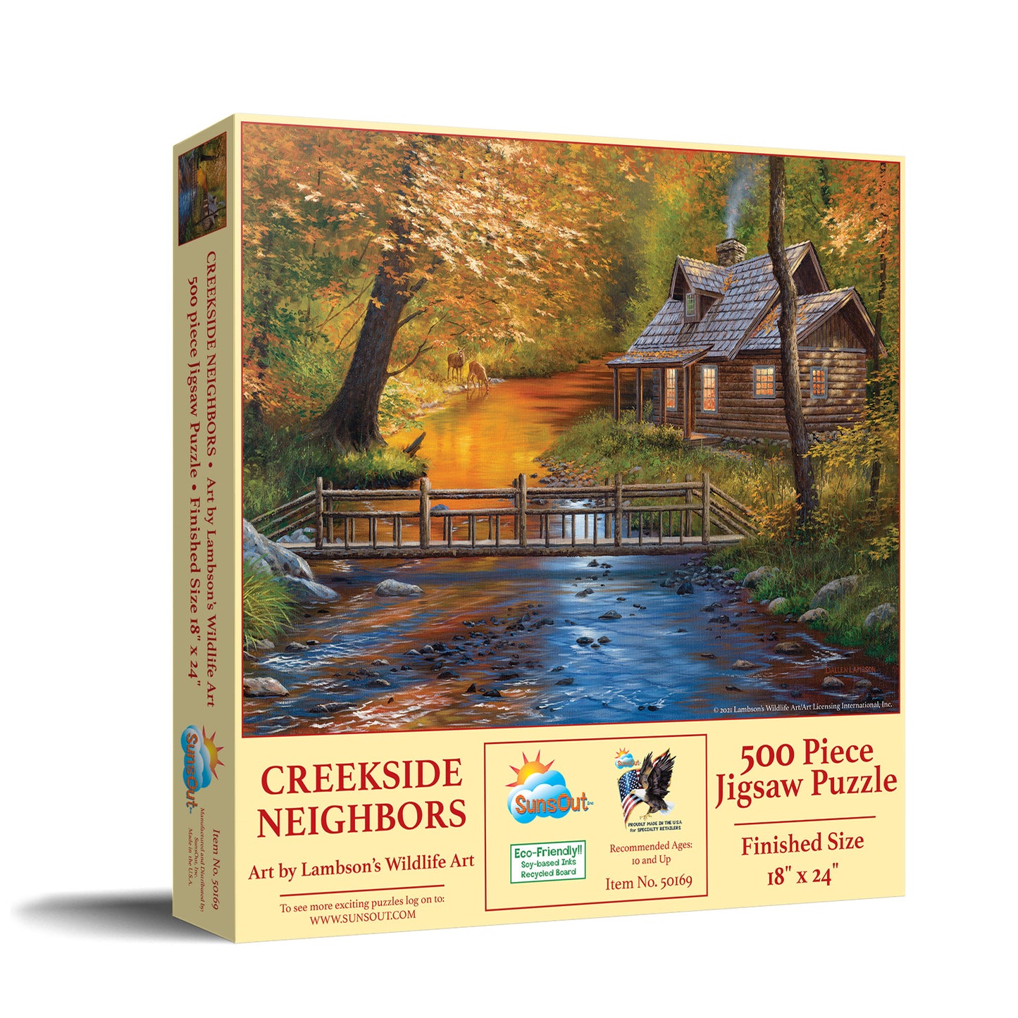 Creekside Neighbors 500 pc  Jigsaw Puzzle 50169