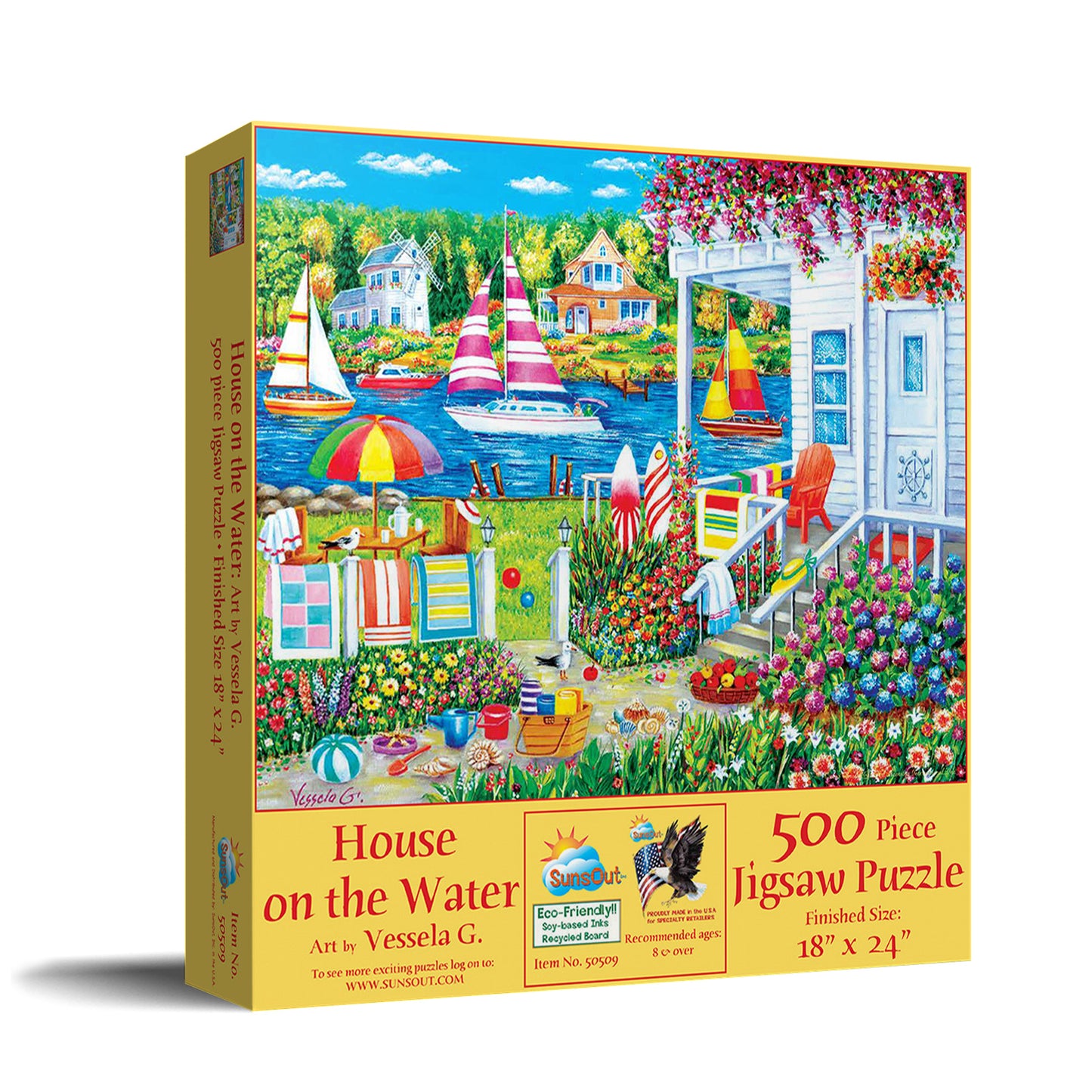 House on the Water 500 pc  Jigsaw Puzzle 50509