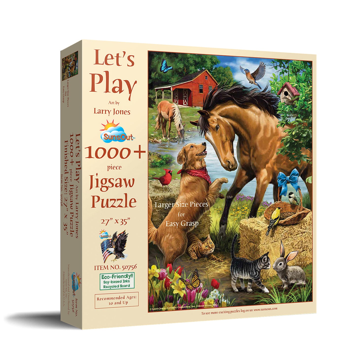 Let's Play 1000 pc Large Pieces Jigsaw Puzzle 50756