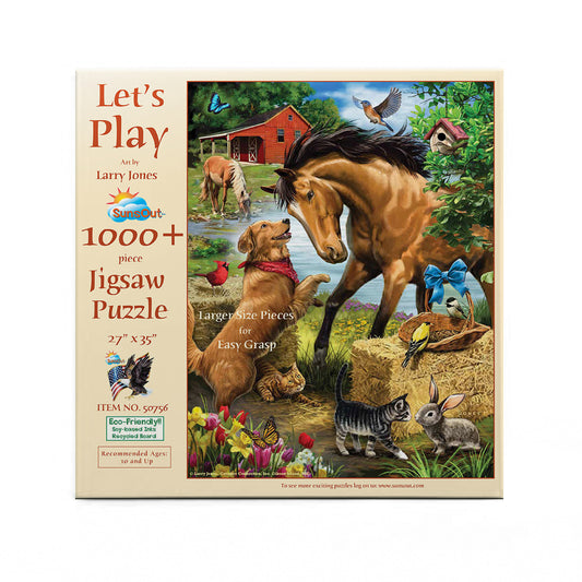 Let's Play 1000 pc Large Pieces Jigsaw Puzzle 50756