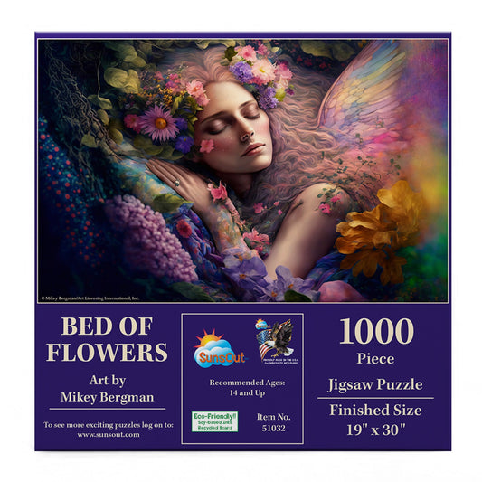 Bed of Flowers 1000 pc  Jigsaw Puzzle 51032