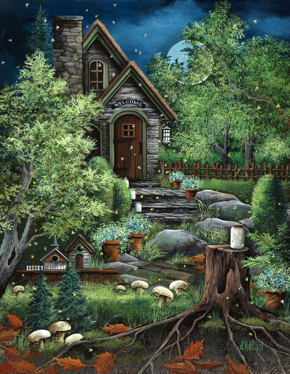 Fairyland and Fireflies 1000 pc Large Pieces Jigsaw Puzzle 51161