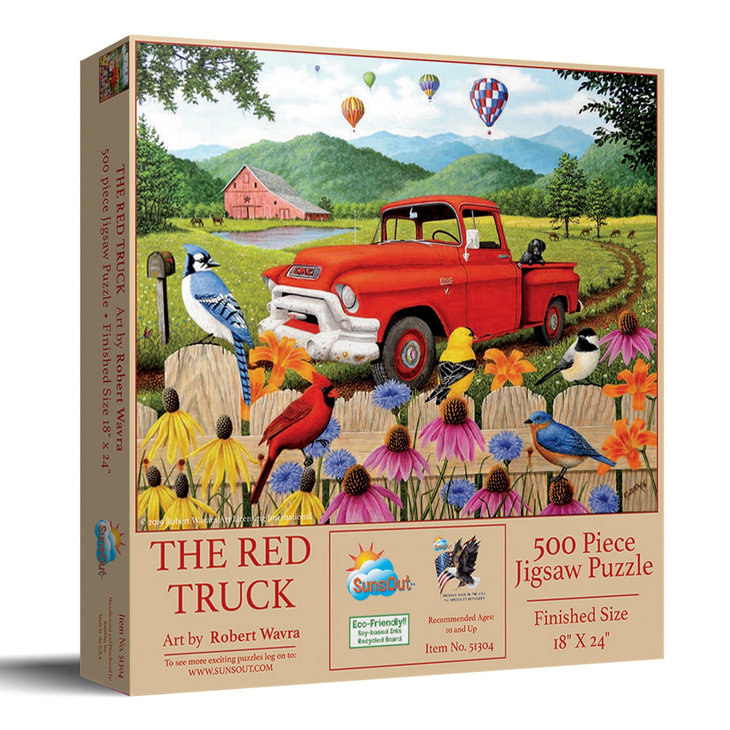 The Red Truck 500 pc  Jigsaw Puzzle 51304