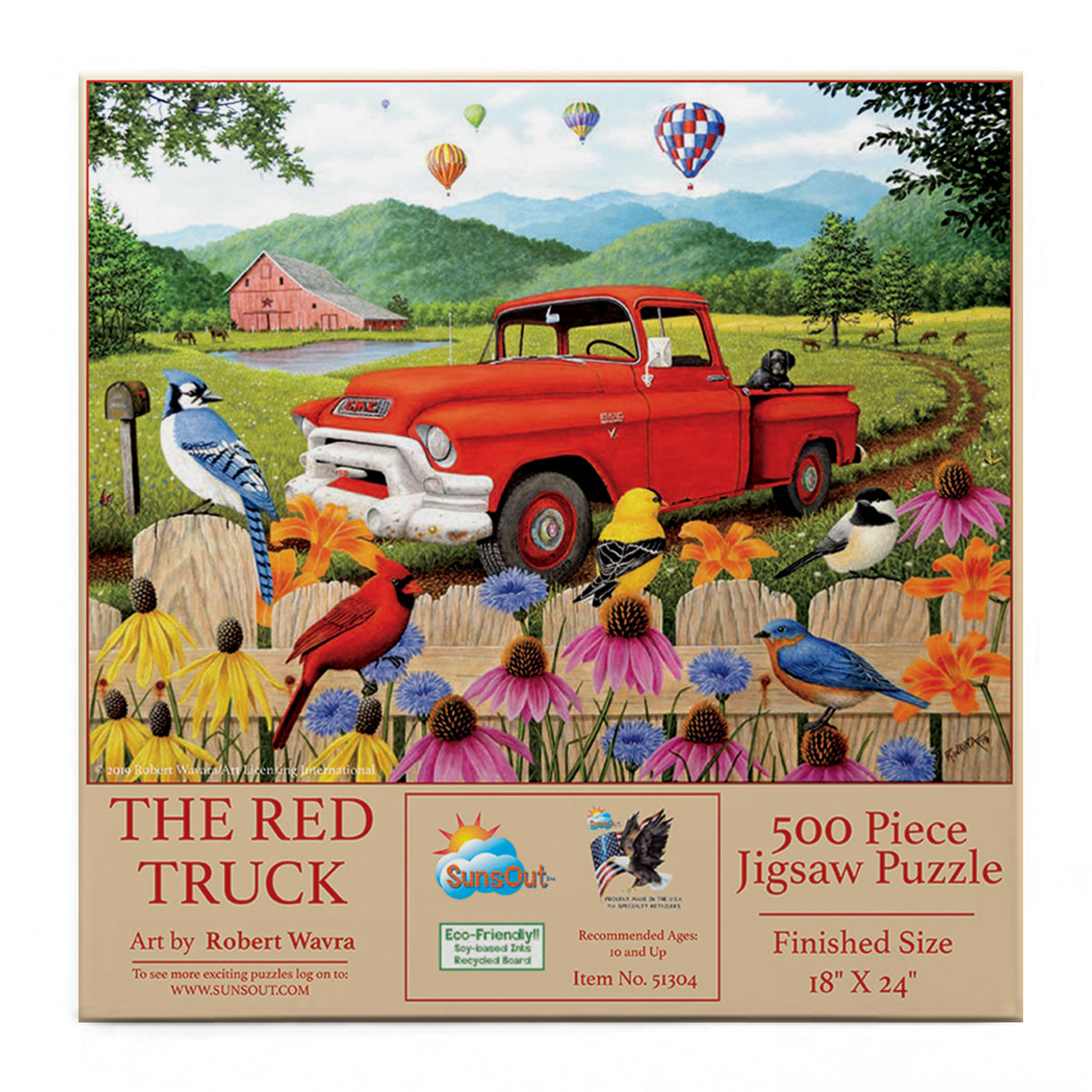 The Red Truck 500 pc  Jigsaw Puzzle 51304