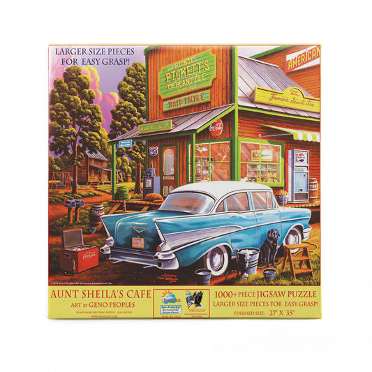 Aunt Sheila's Cafe 1000 pc Large Pieces Jigsaw Puzzle 51327