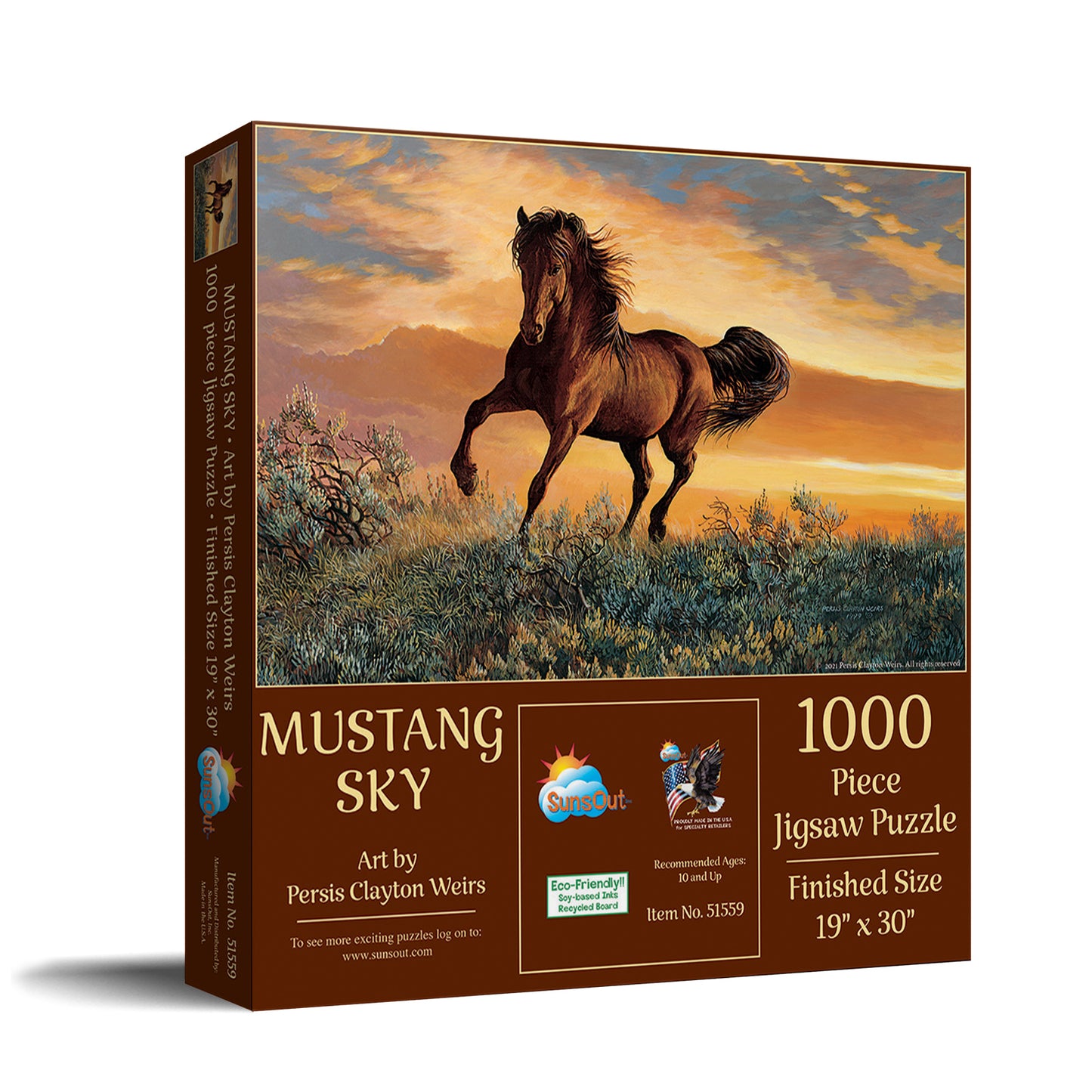 Mustang Sky 1000 pc  Jigsaw Puzzle 51559