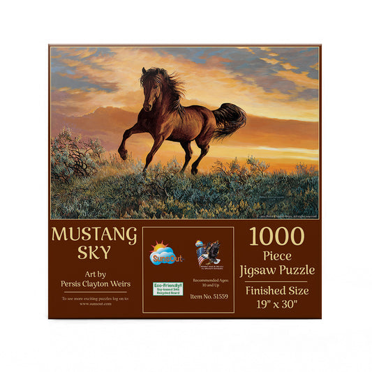 Mustang Sky 1000 pc  Jigsaw Puzzle 51559