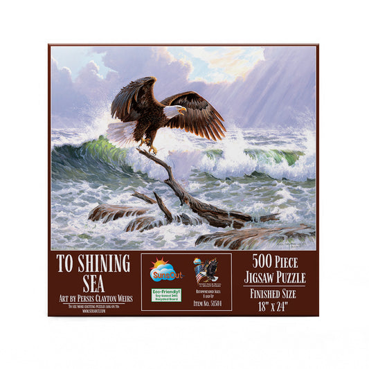 To Shining Sea 500 pc  Jigsaw Puzzle 51584