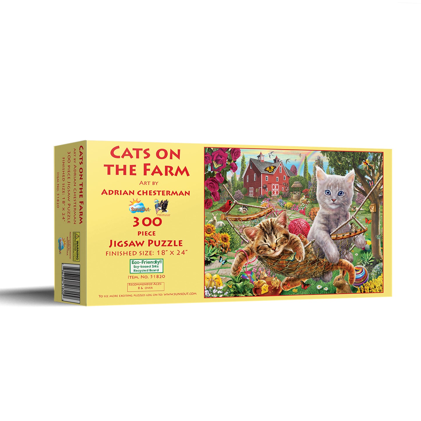 Cats on the Farm 300 pc  Jigsaw Puzzle 51820