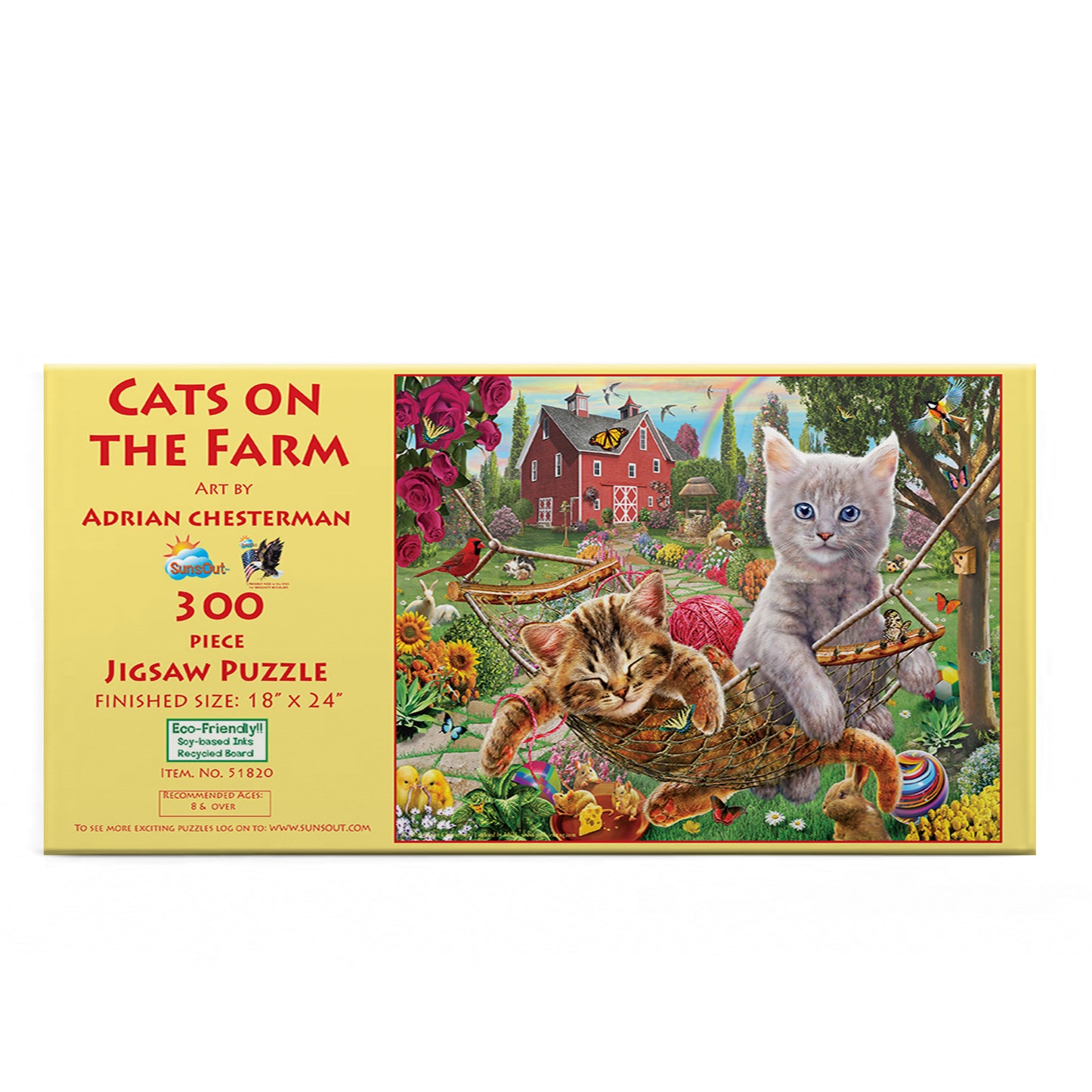 Cats on the Farm 300 pc  Jigsaw Puzzle 51820