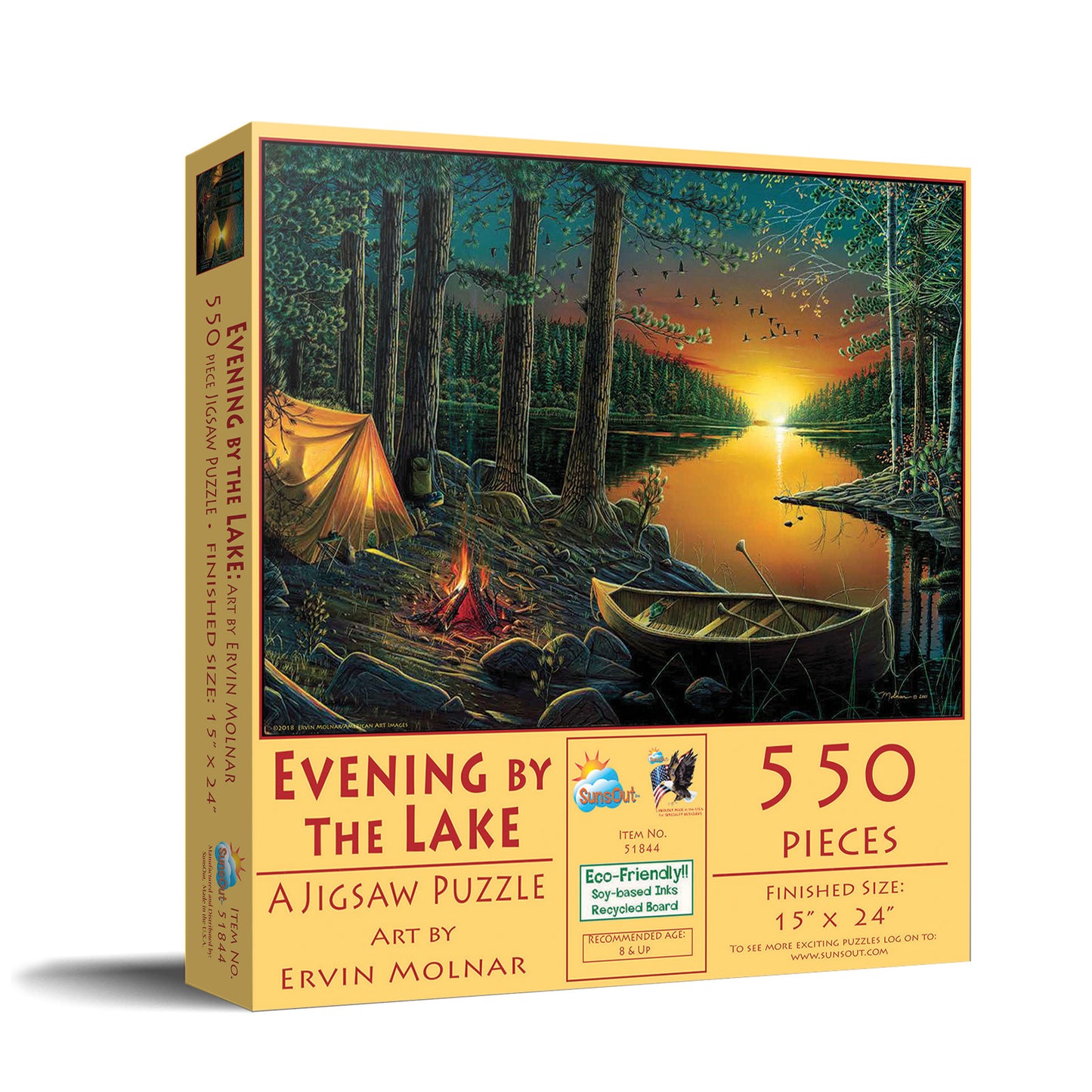 Evening by the Lake 550 pc  Jigsaw Puzzle 51844
