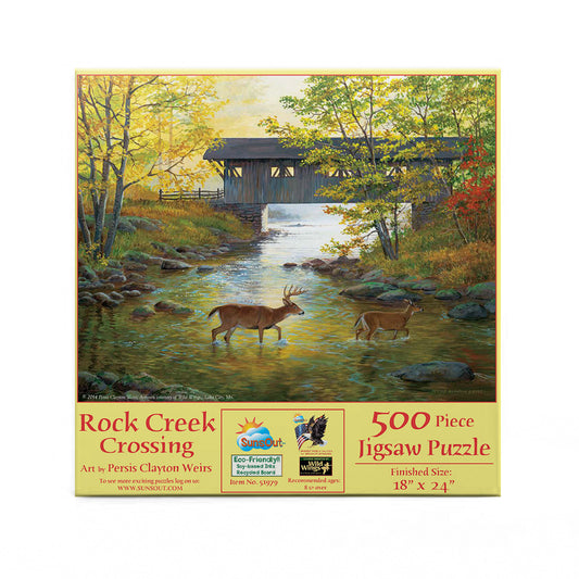 Rock Creek Crossing 500 pc  Jigsaw Puzzle 51979