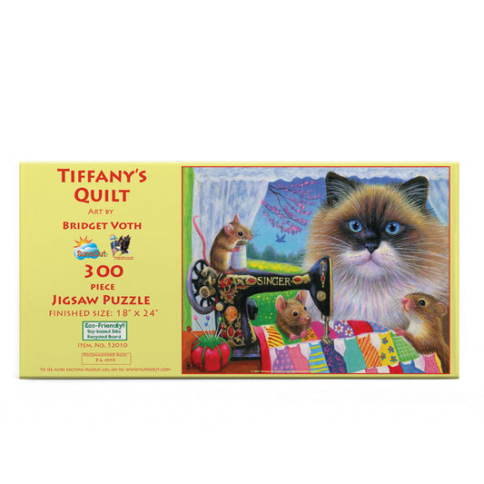 Tiffany's Quilt 300 pc  Jigsaw Puzzle 52010