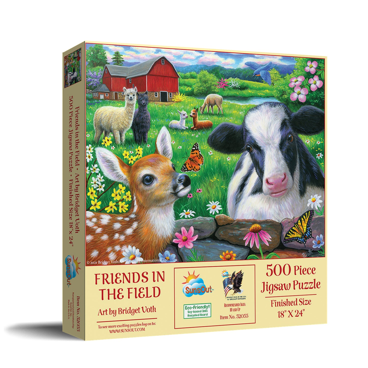 Friends in the Field 500 pc  Jigsaw Puzzle 52055