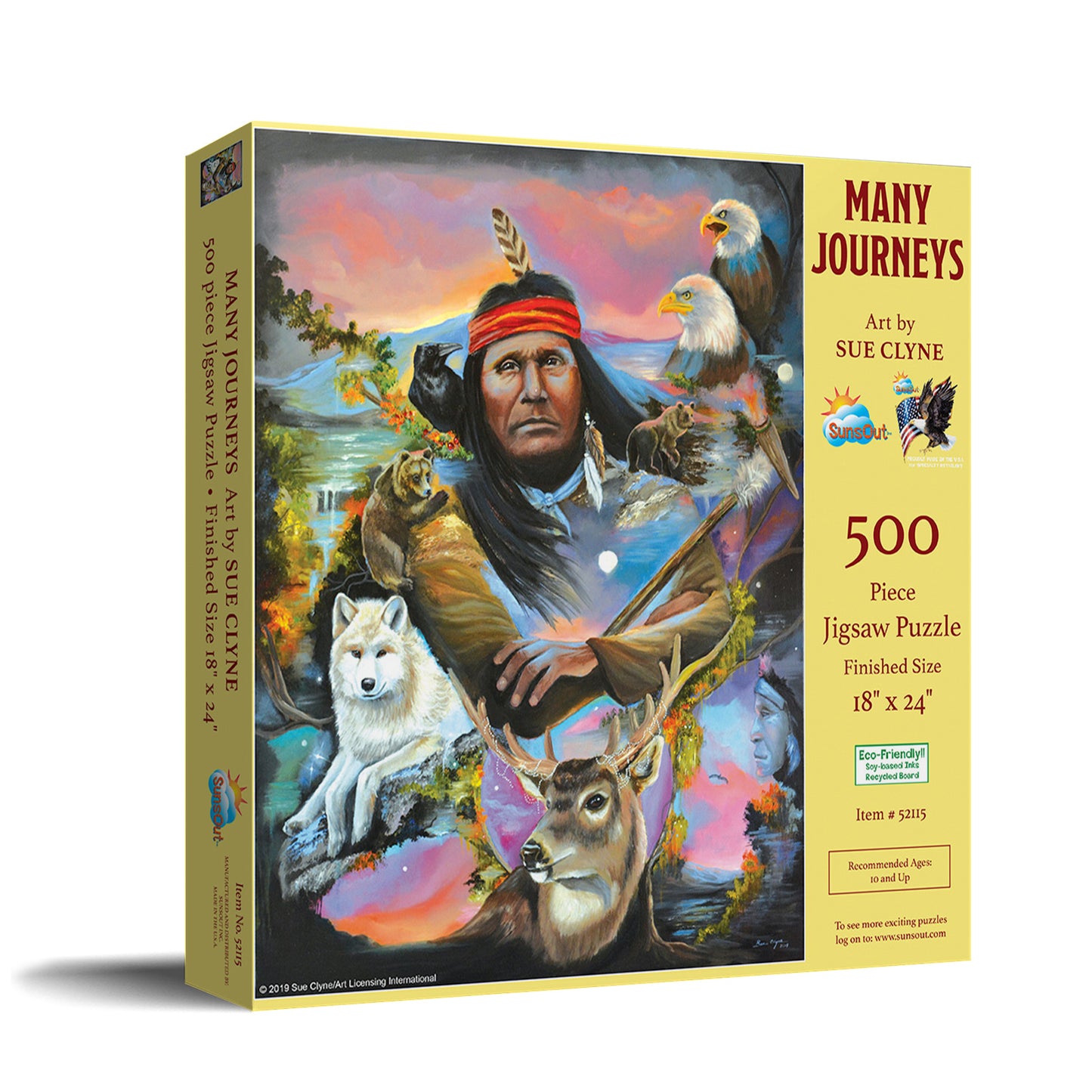 Many Journeys 500 pc  Jigsaw Puzzle 52115