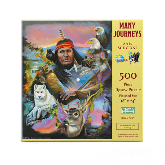 Many Journeys 500 pc  Jigsaw Puzzle 52115