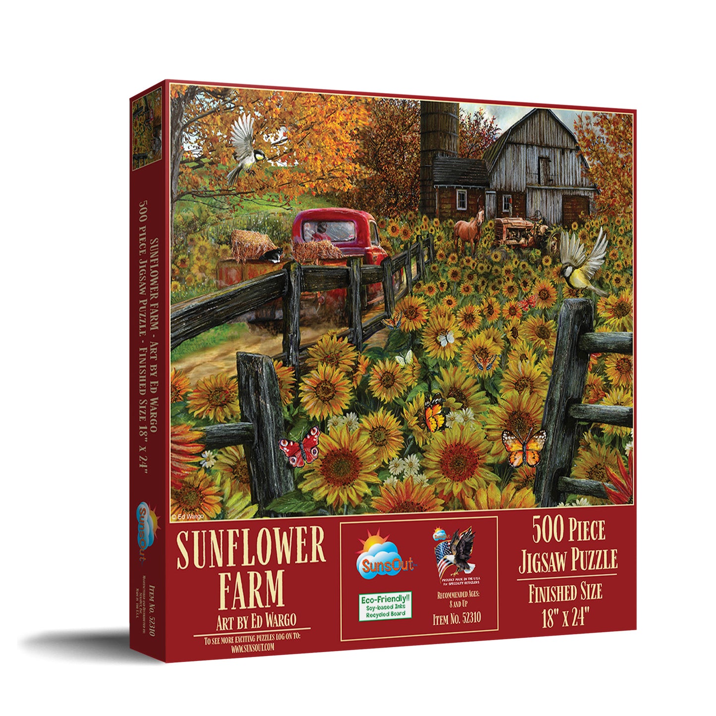 Sunflower Farm 500 pc  Jigsaw Puzzle 52310