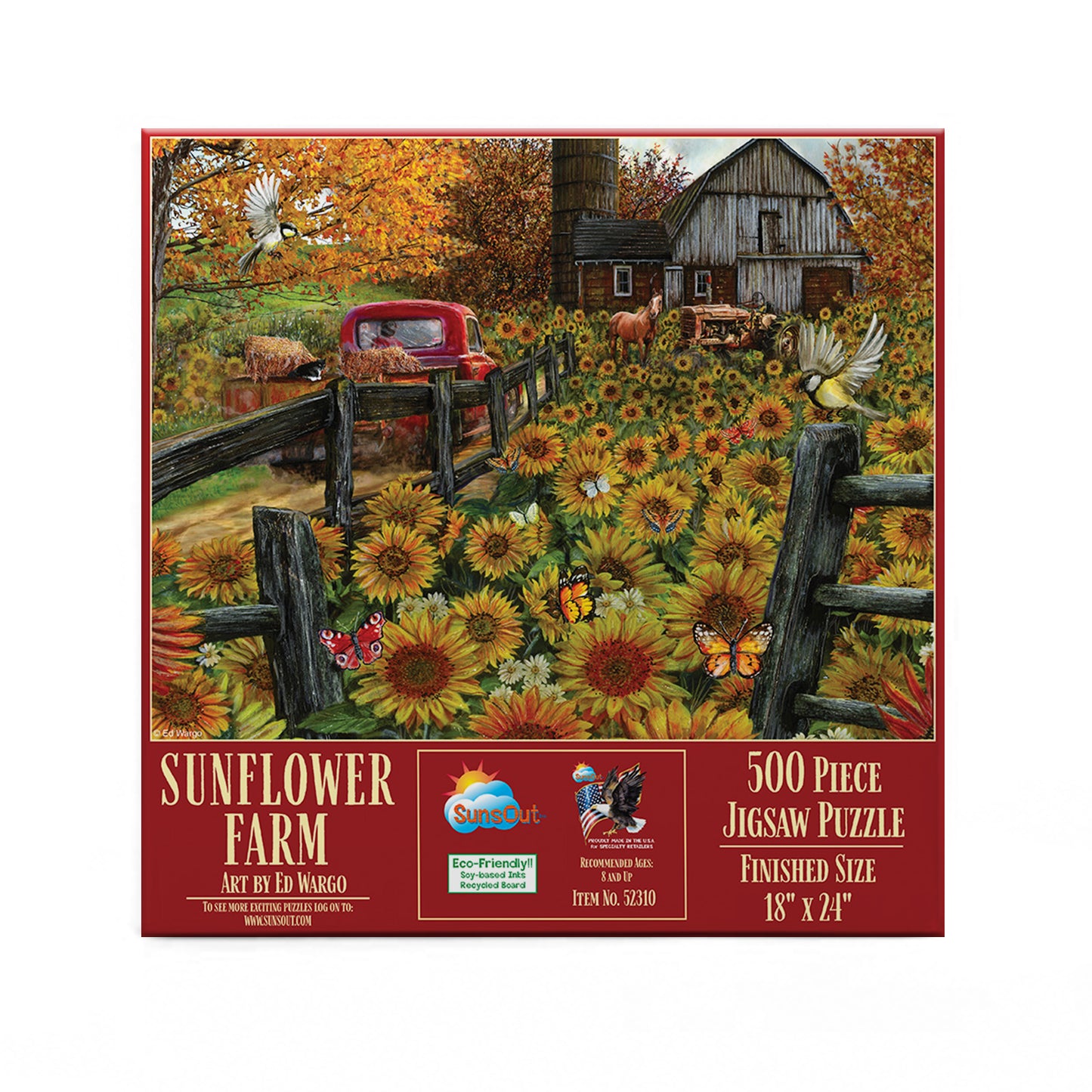 Sunflower Farm 500 pc  Jigsaw Puzzle 52310