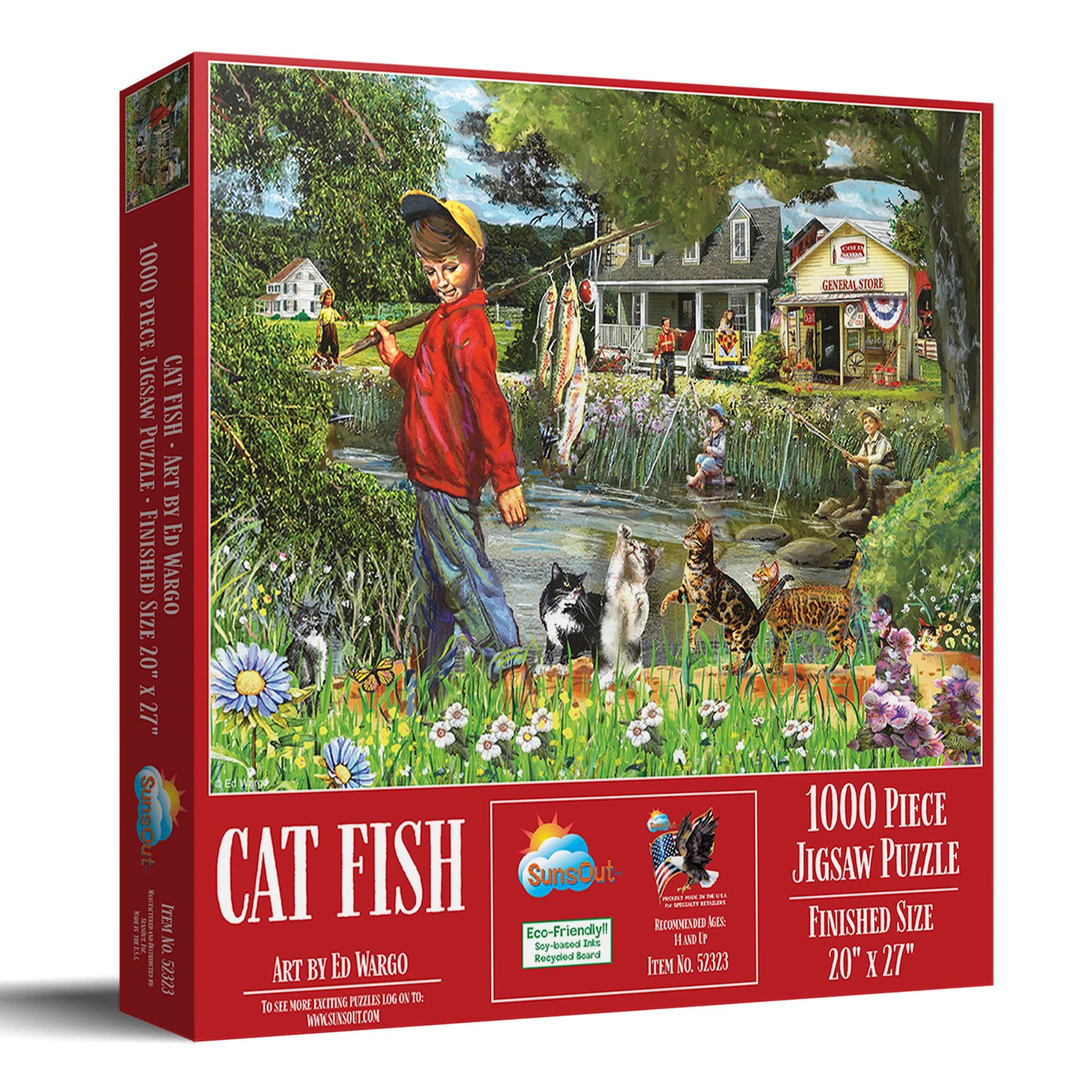 Cat Fish 1000 pc  Jigsaw Puzzle 52323