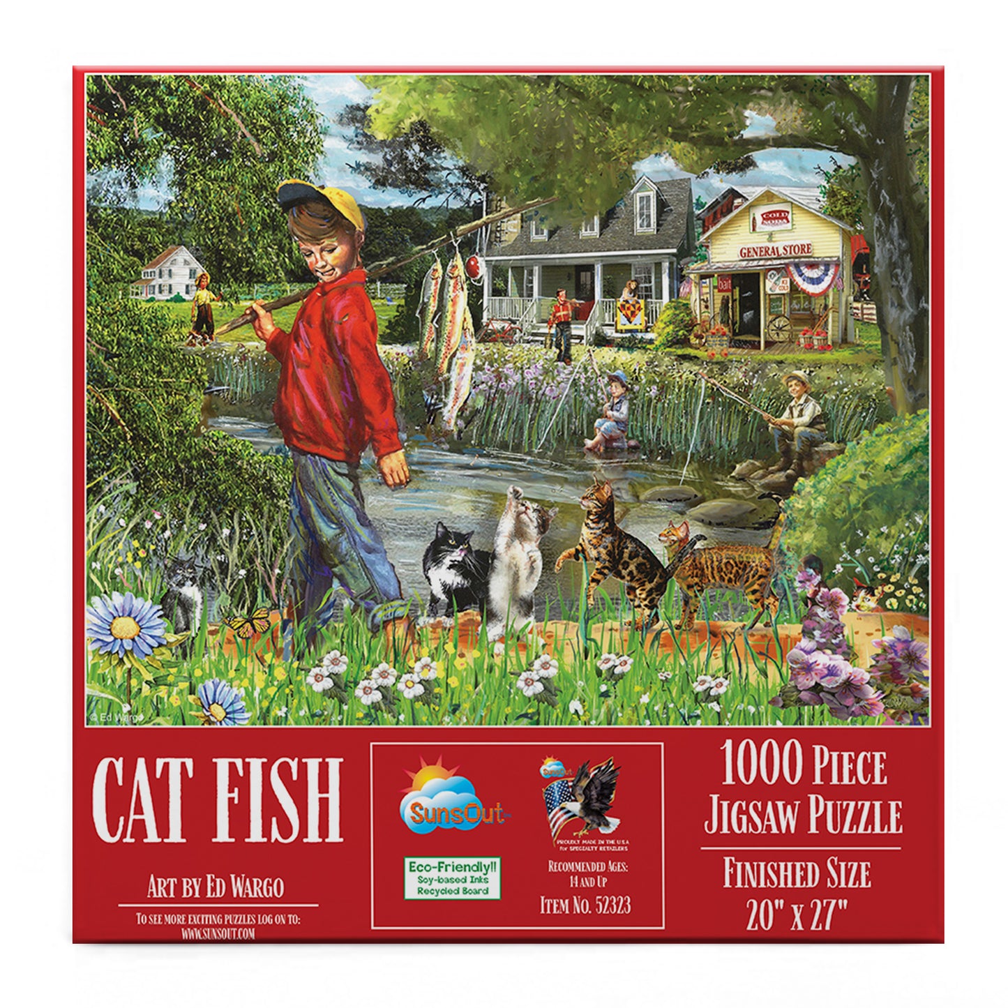 Cat Fish 1000 pc  Jigsaw Puzzle 52323