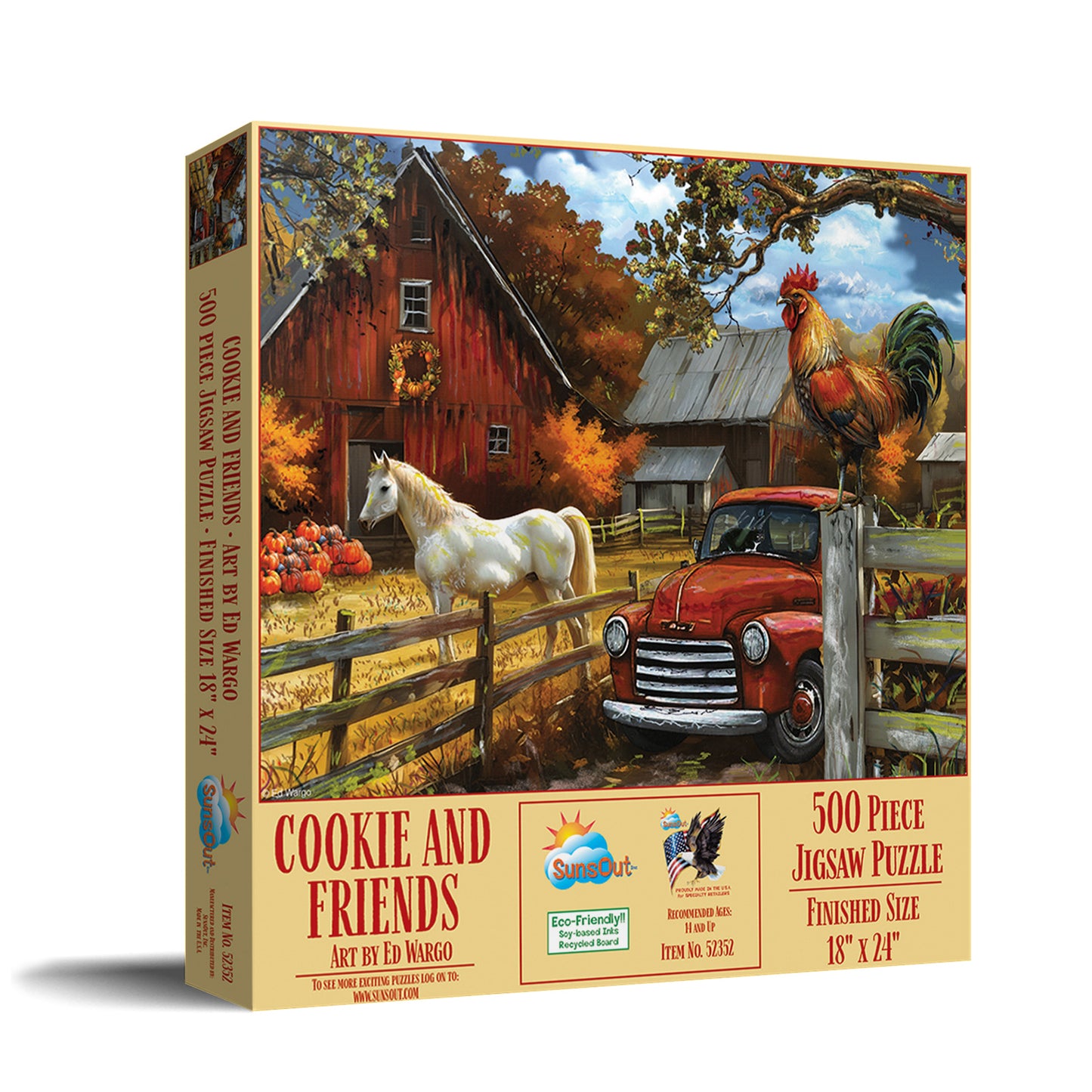 Cookie and Friends 500 pc  Jigsaw Puzzle 52352