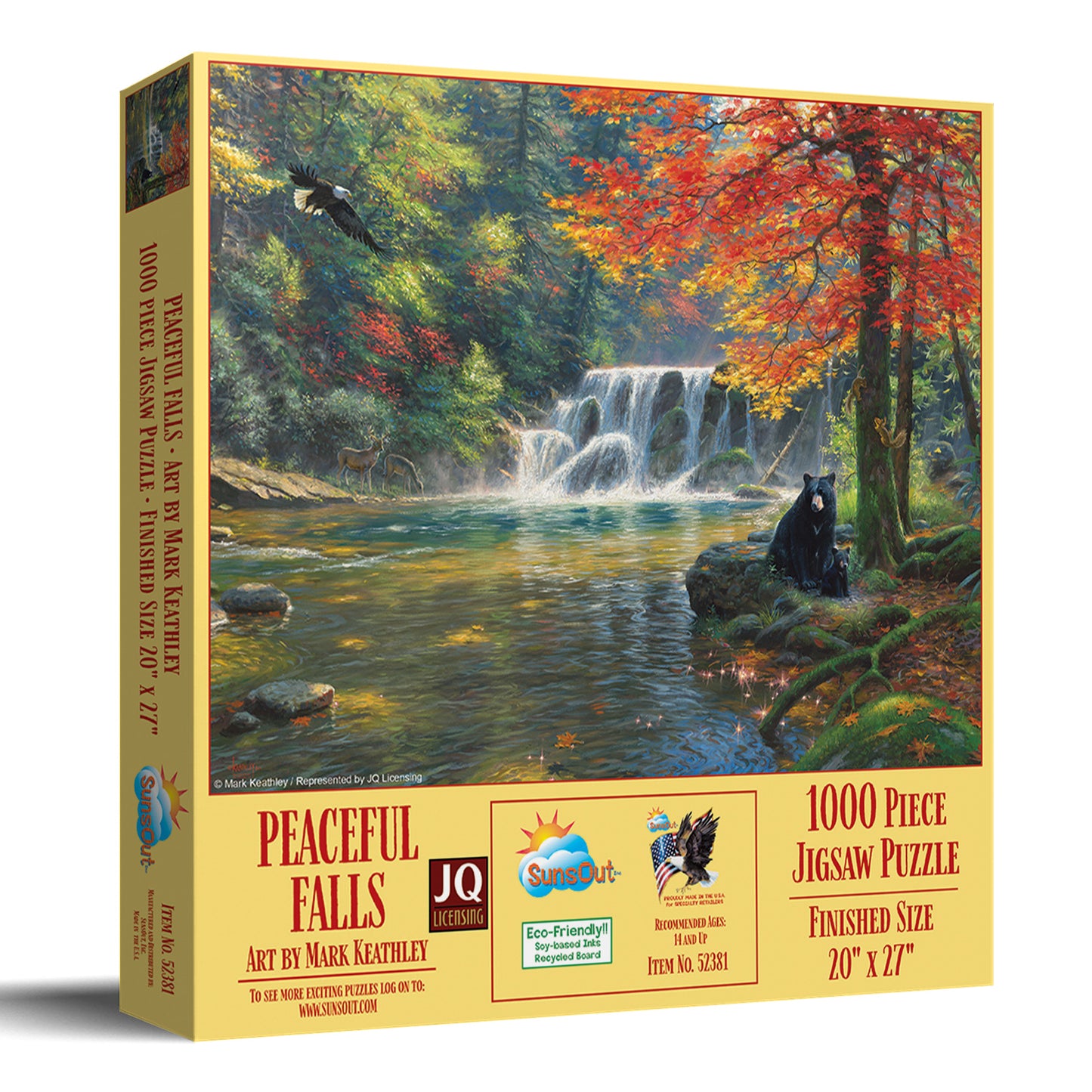 Peaceful Falls 1000 pc  Jigsaw Puzzle 52381