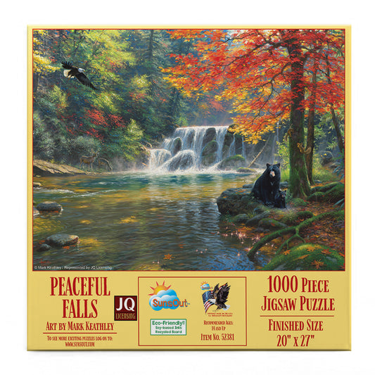 Peaceful Falls 1000 pc  Jigsaw Puzzle 52381