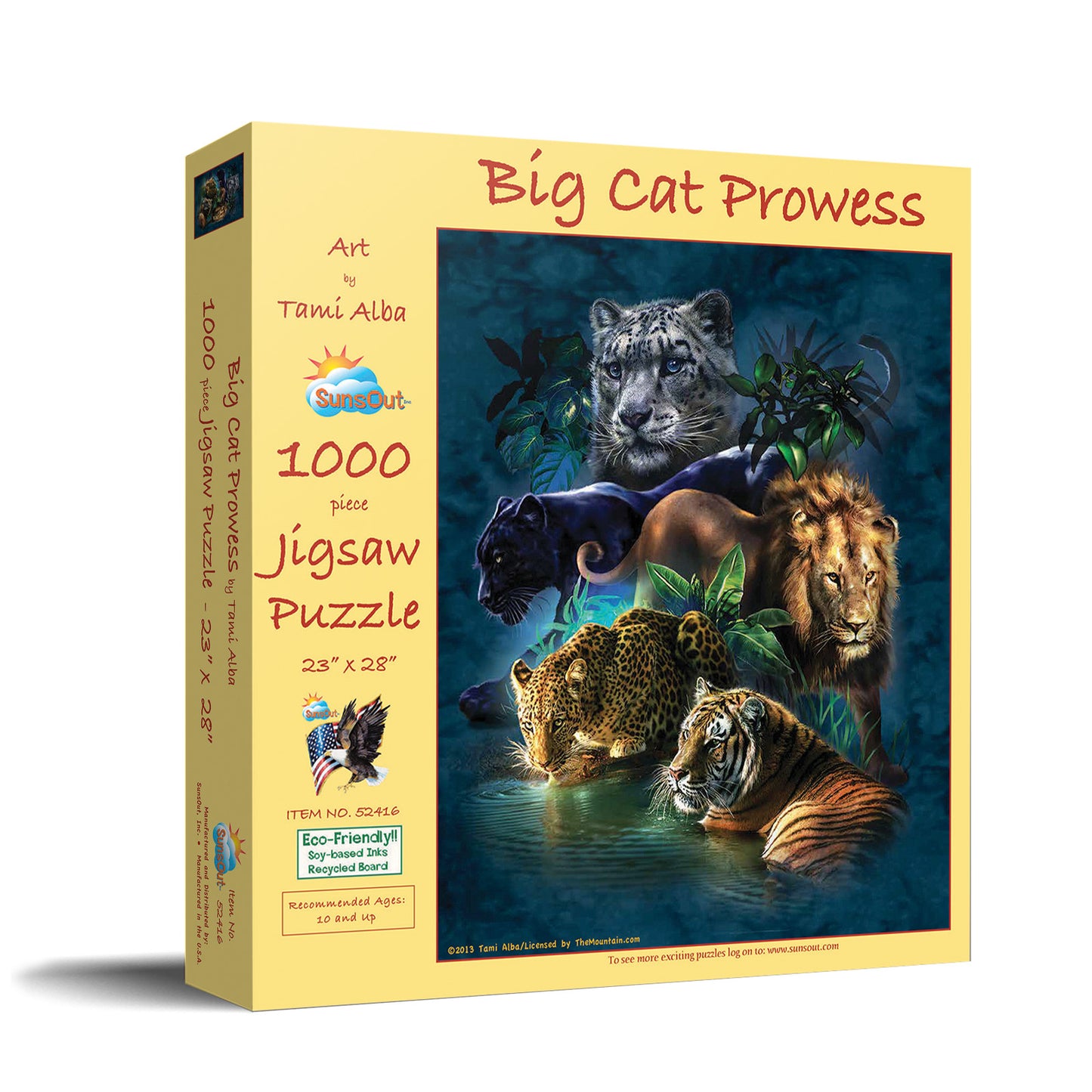 Big Cat Prowess 1000 pc  Jigsaw Puzzle 52416