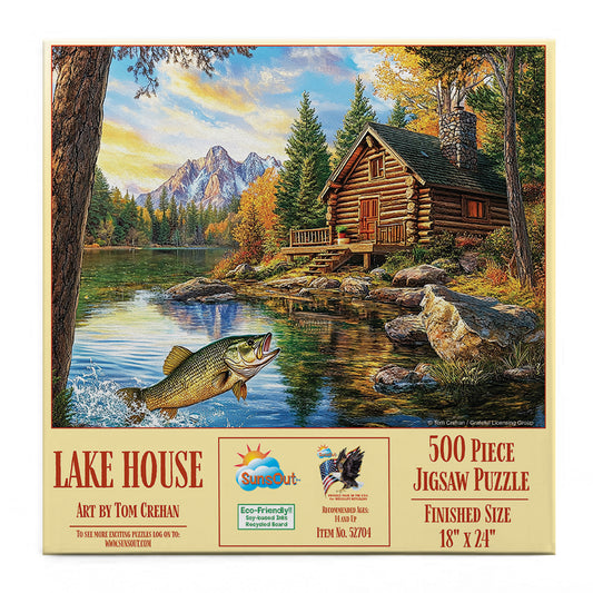 Lake house 500 pc  Jigsaw Puzzle 52704