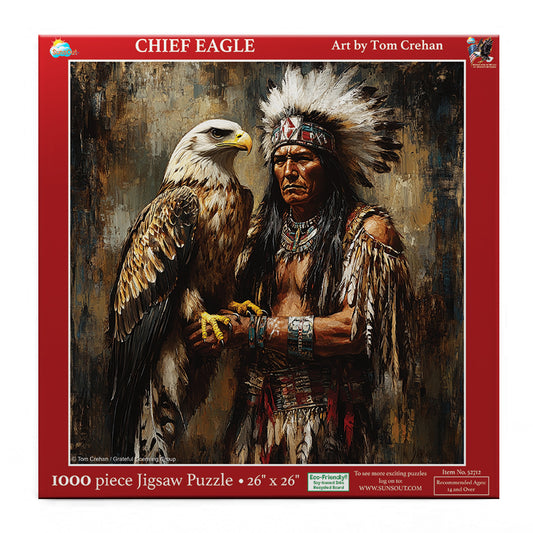 Chief Eagle 1000 pc  Jigsaw Puzzle 52712