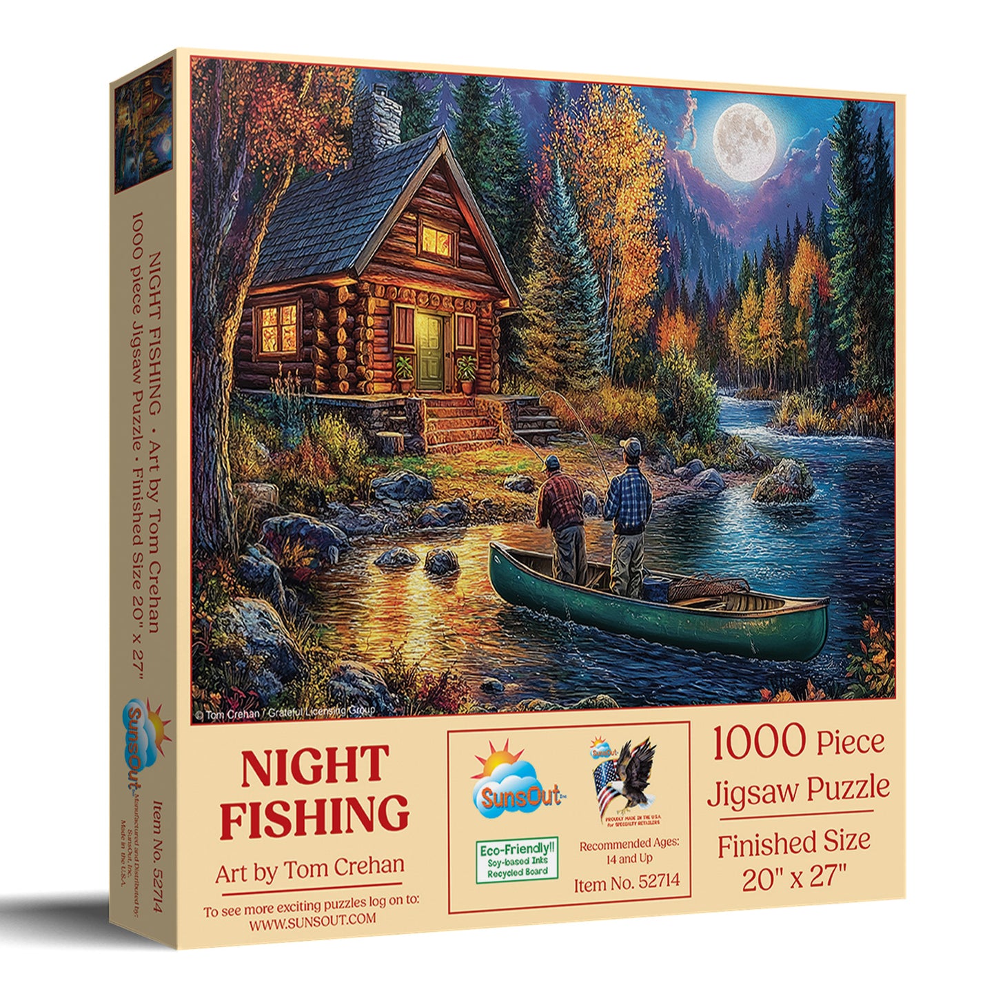 Night Fishing 1000 pc  Jigsaw Puzzle 52714
